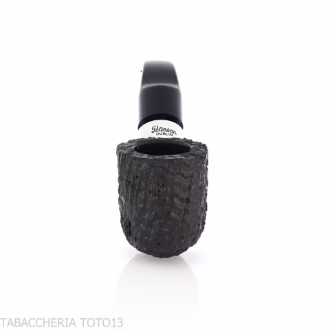 Peterson Deluxe System 1S bent pot Sandblasted P-lip - Tabakpfeifen