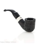 Peterson Deluxe System 1S bent pot Sandblasted P-lip - Tabakpfeifen