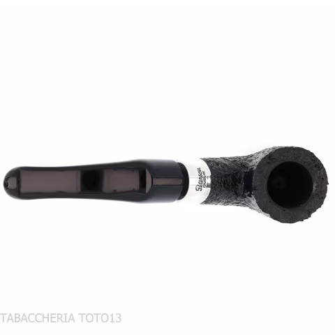 Peterson Deluxe System 1S bent pot Sandblasted P-lip - Tabakpfeifen