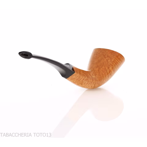 Ser Jacopo Tobacco Pipe Horn Shape in Light Briar - Tobacco Pipes - Natural root