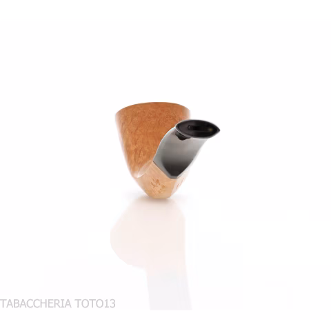 Pipa de tabaco Ser Jacopo con forma de cuerno en brezo claro - Pipas de Tabaco
