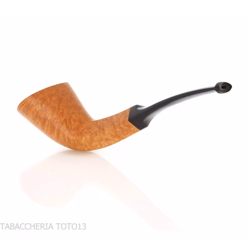 Pipa de tabaco Ser Jacopo con forma de cuerno en brezo claro - Pipas de Tabaco