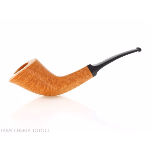 Pipa de tabaco Ser Jacopo con forma de cuerno en brezo claro - Pipas de Tabaco