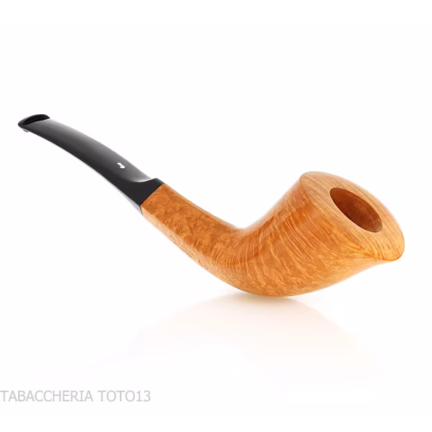 Ser Jacopo Tobacco Pipe Horn Shape in Light Briar - Tobacco Pipes - Natural root