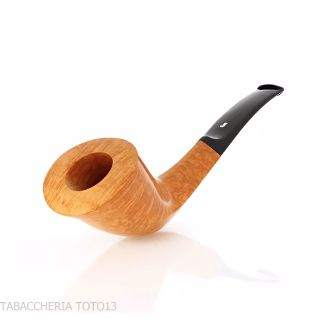 Ser Jacopo Tobacco Pipe Horn Shape in Light Briar - Tobacco Pipes - Natural root