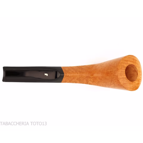 Ser Jacopo Tobacco Pipe Horn Shape in Light Briar - Tobacco Pipes - Natural root