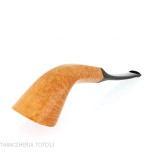 Ser Jacopo Tobacco Pipe Horn Shape in Light Briar - Tobacco Pipes - Natural root