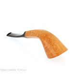 Pipa de tabaco Ser Jacopo con forma de cuerno en brezo claro - Pipas de Tabaco