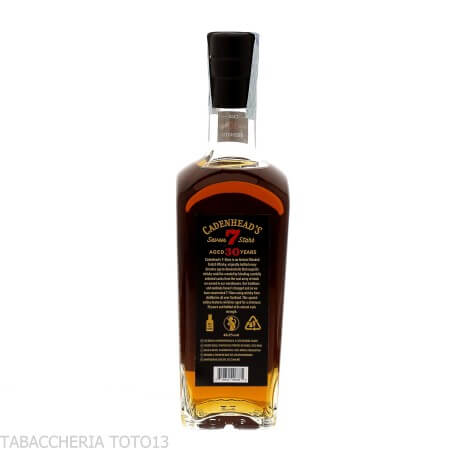 Cadenhead's 7 Stars 30 yo blended scotch whisky Vol.48,2% Cl.70 - Cadenhead's