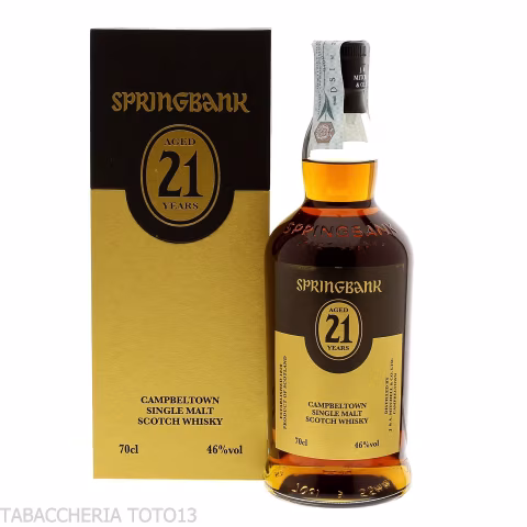 Springbank 21 Y.O. Single Malt Vol.46 % Cl.70 - Distillati