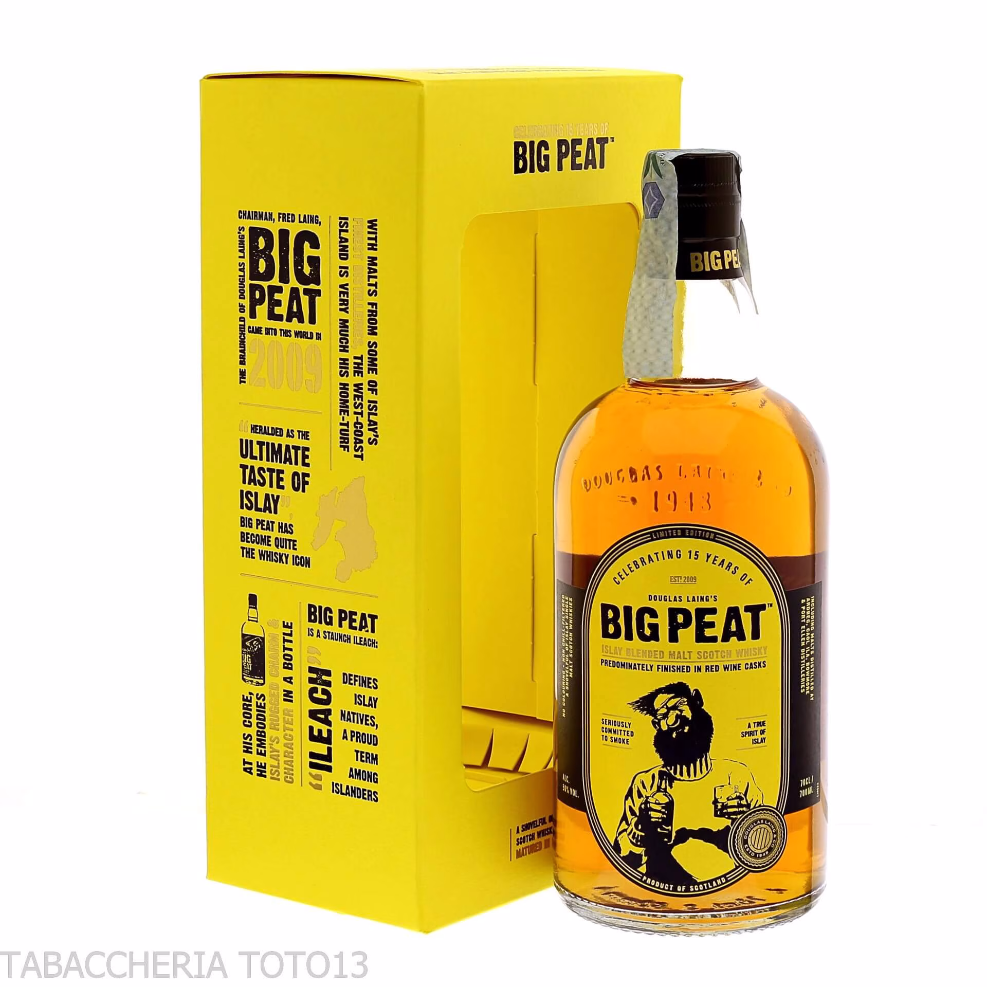 Big Peat "birthday bottling" 15th anniversary Vol.50% Cl.70 - Distillati