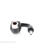 Peterson Deluxe System 3S bent Apple Sandblasted P-lip - Pipe Pour le Tabac - Racine naturelle
