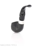 Peterson Deluxe System 3S bent Apple Sandblasted P-lip - Pipe Pour le Tabac - Racine naturelle