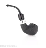 Peterson Deluxe System 3S bent Apple Sandblasted P-lip - Pipe Pour le Tabac - Racine naturelle