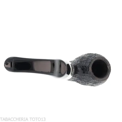 Peterson Deluxe System 3S bent Apple Sandblasted P-lip - Pipe Pour le Tabac - Racine naturelle