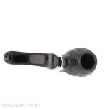 Peterson Deluxe System 3S bent Apple Sandblasted P-lip - Pipe Pour le Tabac - Racine naturelle