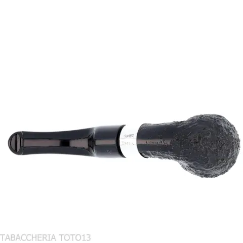 Peterson Deluxe System 3S bent Apple Sandblasted P-lip - Pipe Pour le Tabac - Racine naturelle