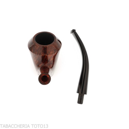 Ser Jacopo pipa para tabaco forma Cavalier en brezo natural pulido - Pipas de Tabaco