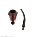 Ser Jacopo pipa para tabaco forma Cavalier en brezo natural pulido - Pipas de Tabaco
