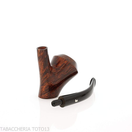 Ser Jacopo pipa para tabaco forma Cavalier en brezo natural pulido - Pipas de Tabaco
