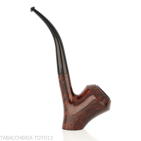 Ser Jacopo pipa para tabaco forma Cavalier en brezo natural pulido - Pipas de Tabaco