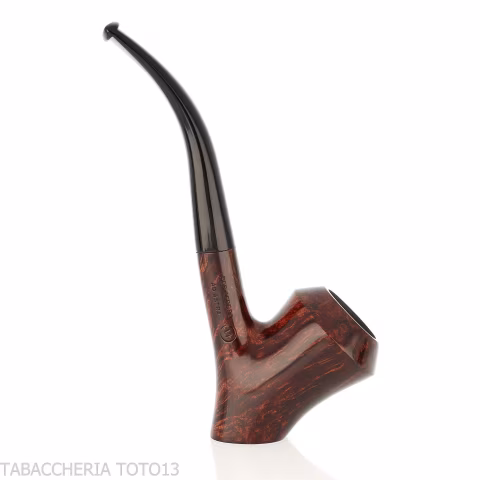 Ser Jacopo tobacco pipe Cavalier shape in polished natural briar - Tobacco Pipes - Natural root