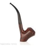 Ser Jacopo tobacco pipe Cavalier shape in polished natural briar - Tobacco Pipes - Natural root