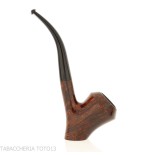 Ser Jacopo tobacco pipe Cavalier shape in polished natural briar - Tobacco Pipes - Natural root