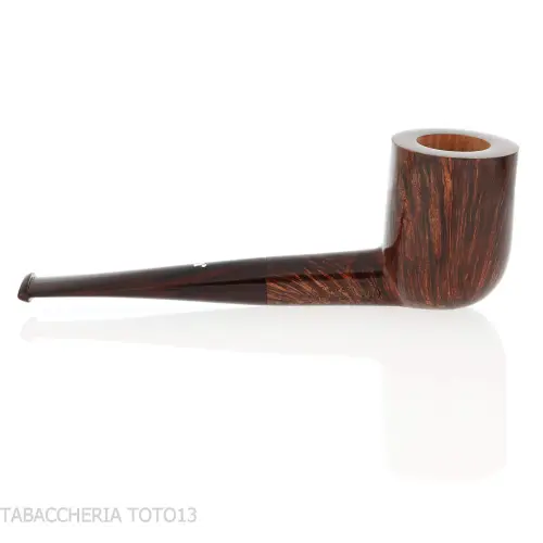 Pipe à tabac Ser Jacopo forme billard droite en bruyère polie foncée - Pipe Pour le Tabac - Racine naturelle