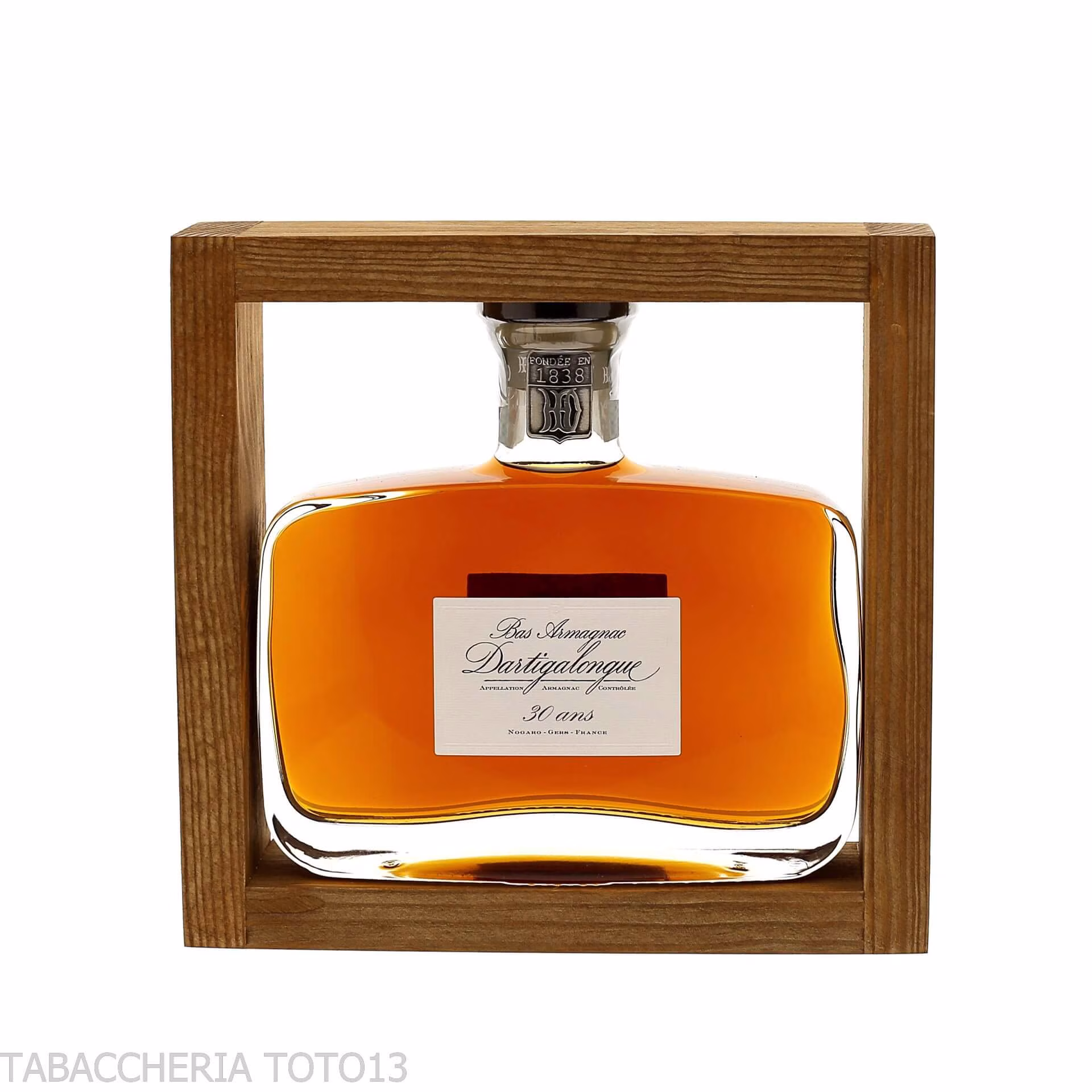 Bas armagnac Dartigalongue 30 years Yogi carafe Vol.40% Cl.50-Armagnac