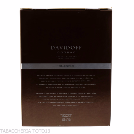 Cognac Classic Davidoff Vsop Coffret cadeau avec 2 lunettes Vol.40% Cl.70 - Spiritueux - Raisin