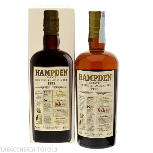 Hampden Estate Velier 1753 Jamaica rum Vol.46% Cl.70 - Distillati