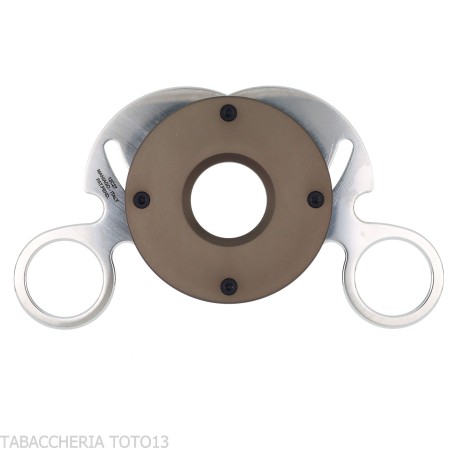 Fox Knives Circle Zigarrenschneider, bronzefarbenes eloxiertes Aluminium-Finish - Zubehör Cigar