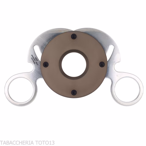 Tagliasigari Fox Knives Circle finitura alluminio anodizzato bronzo - Accessori Per Sigari