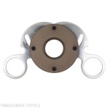 Cortapuros circular Fox Knives con acabado en aluminio anodizado en bronce - Accesorios Del Cigarro