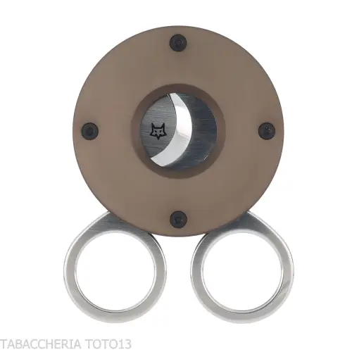 Tagliasigari Fox Knives Circle finitura alluminio anodizzato bronzo - Accessori Per Sigari