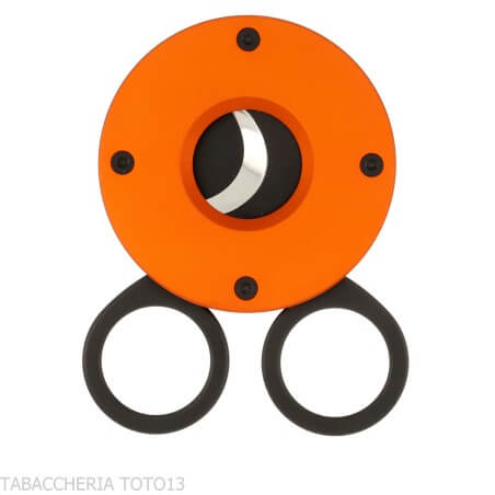 Fox Knives "The Circle" orange aluminum and black wool