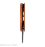 Fox Knives Circle Zigarrenschneider, orangefarbenes eloxiertes Aluminium-Finish - Zubehör Cigar