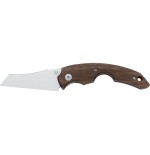 Cuchillo cortador de puros Fox Virtus con mango de madera de nogal - Accesorios Del Cigarro
