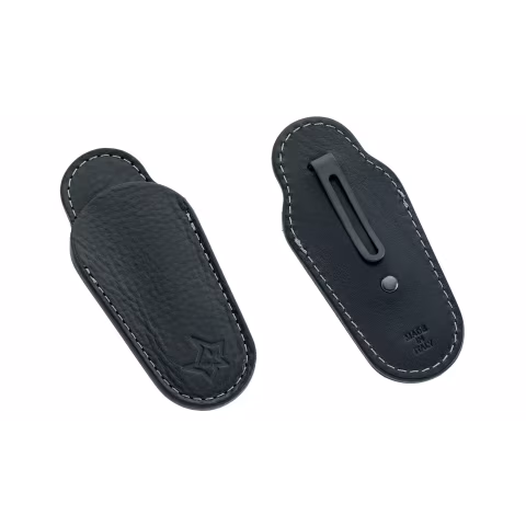 Couteau coupe-cigare Fox Virtus lame Damas manche carbone matière noire Fatcarbon - Accessoires Cigare - Métal