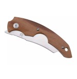 Couteau coupe-cigare Fox Virtus avec manche en bois de Santos - Accessoires Cigare - Métal, Bois