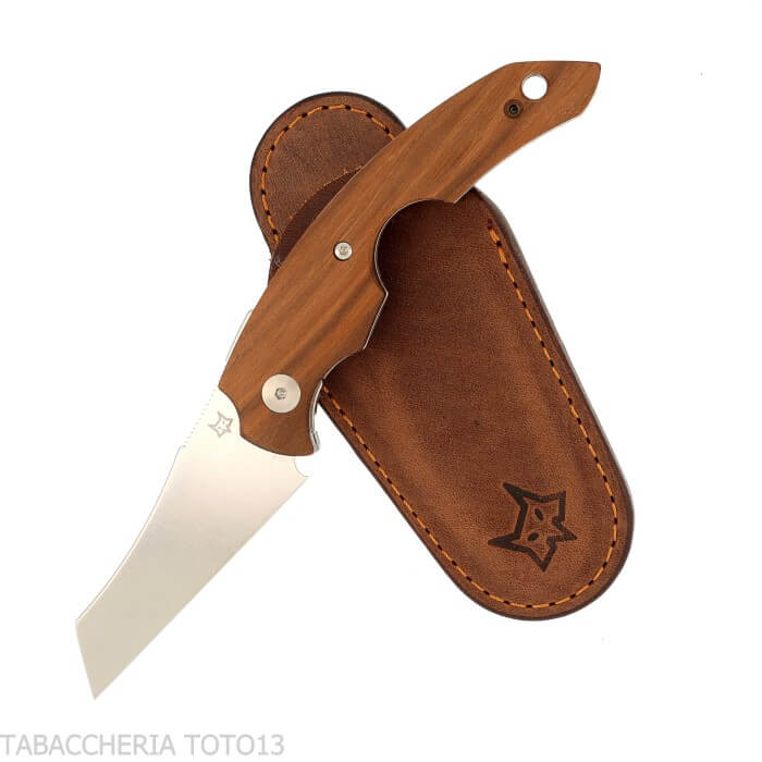 Couteau coupe-cigare Fox Virtus avec manche en bois de noyer |Vente