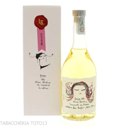 Grappa Levi Romano Della Donna Selvatica Moscato Vol.40% Cl.70 - Distillati