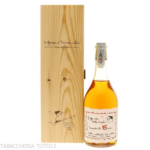 Grappa Levi Romano della piccola botte Ambrata 15 anni Vol.50% Cl.70 - Distillati