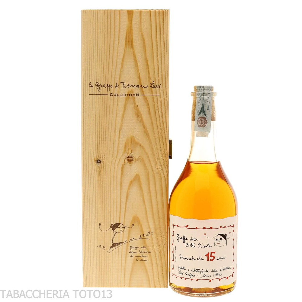 Grappa Levi Romano from the small cask Aged 15 Years Vol. 50% Cl. 70 - Spirits - Marcs