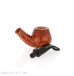 Ser jacopo La Fuma finchè tira forma Brandy curva in radica chiara - Pipe