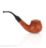 Ser jacopo pipe La Fuma finchè tira curved brandy shape in light briar - Tobacco Pipes - Natural root