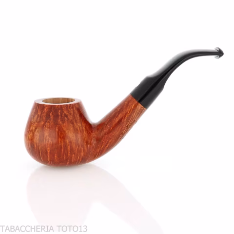 Ser jacopo pipe La Fuma finchè tira curved brandy shape in light briar - Tobacco Pipes - Natural root
