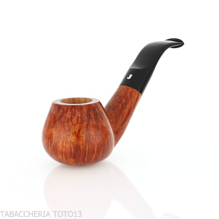 Pipa Ser jacopo Fuma hasta tirar Brandy forma curva en brezo claro - Pipas de Tabaco