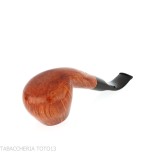Pipa Ser jacopo Fuma hasta tirar Brandy forma curva en brezo claro - Pipas de Tabaco